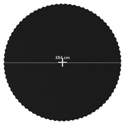 trampolinmåtte til 14 ft/4,27 m rund trampolin stof sort
