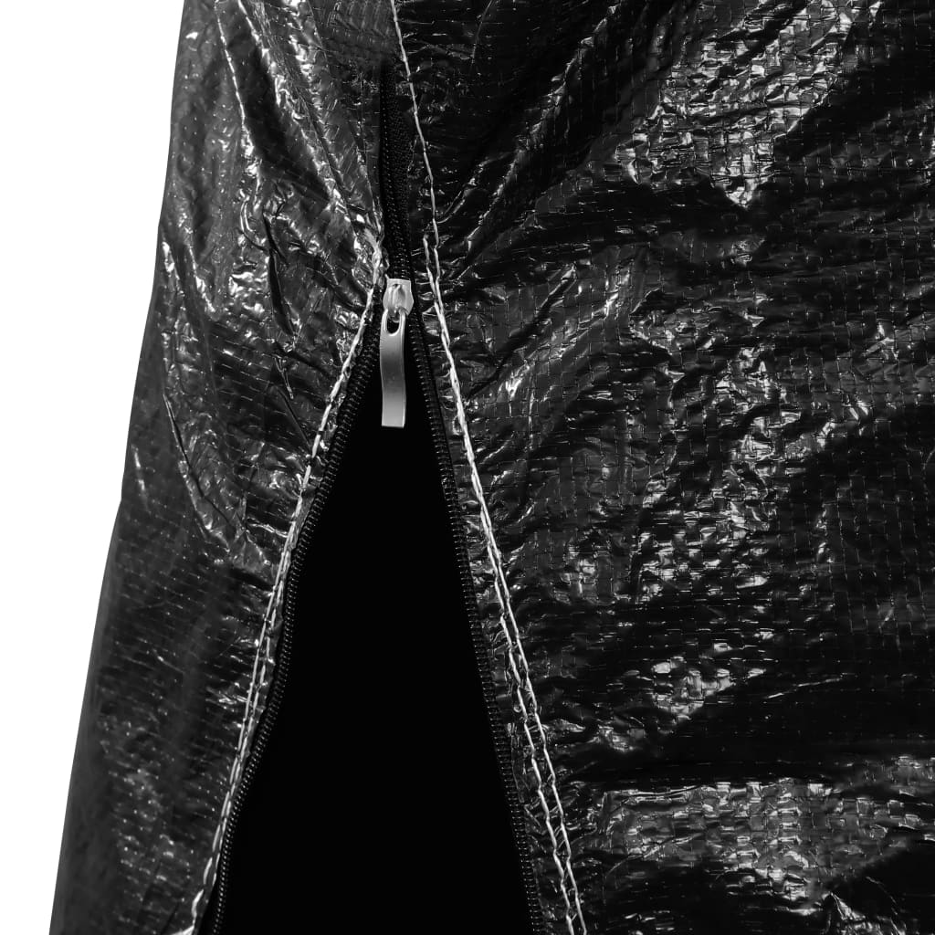 parasolovertræk med lynlås 200 cm PE