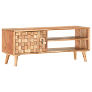 tv-skab 100x30x40 cm massivt akacietræ