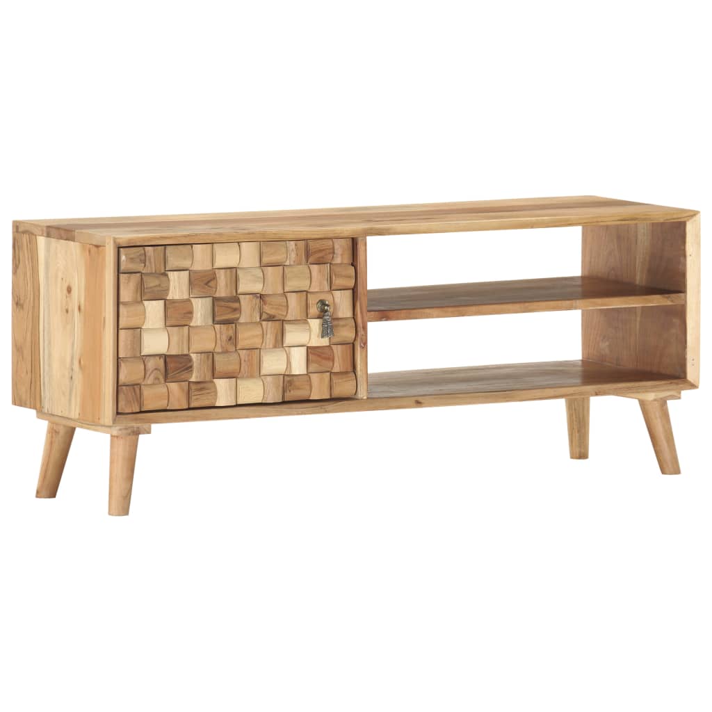 tv-skab 100x30x40 cm massivt akacietræ