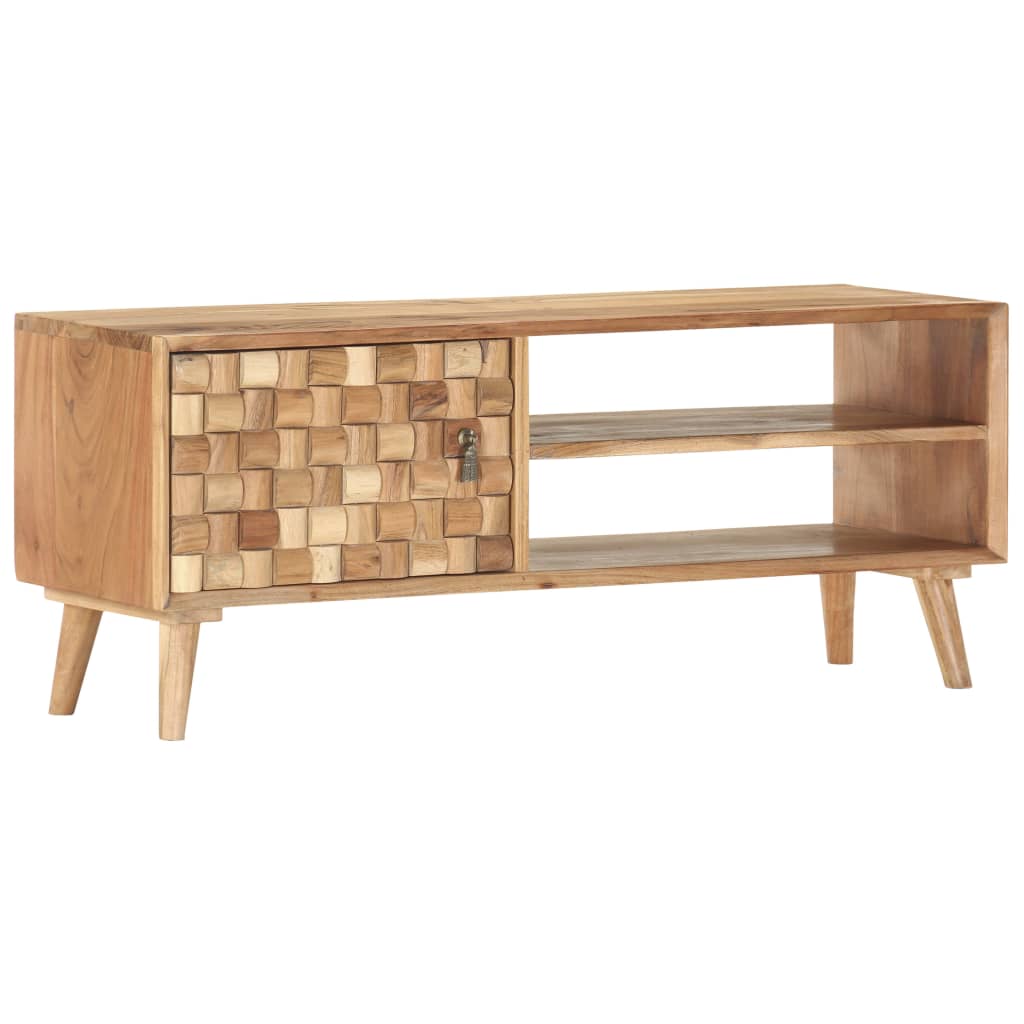tv-skab 100x30x40 cm massivt akacietræ
