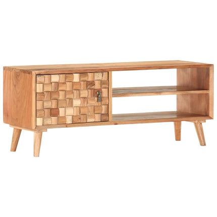 tv-skab 100x30x40 cm massivt akacietræ