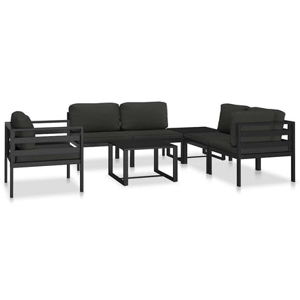 sofabord aluminium antracitgrå