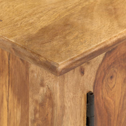 tv-bord 115x30x42 cm massivt teaktræ