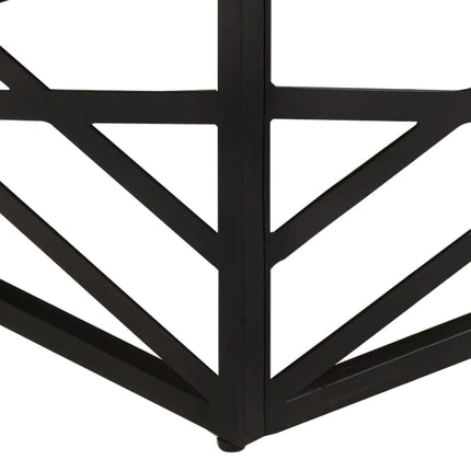 sofabord 68x68x35 cm massivt mangotræ