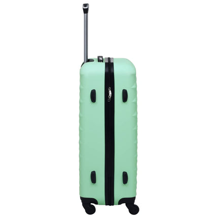 kuffertsæt 3 stk. hardcase ABS mintgrøn