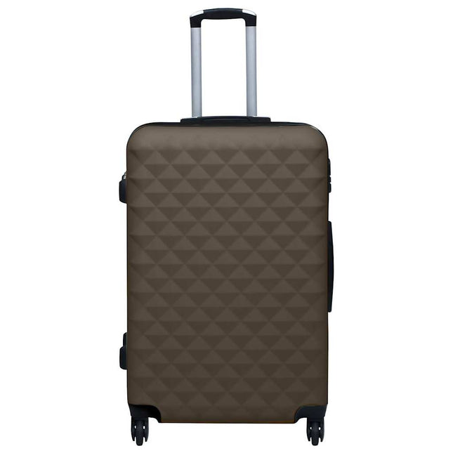 kuffertsæt 3 stk. hardcase ABS brun