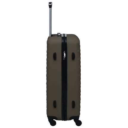 kuffertsæt 3 stk. hardcase ABS brun