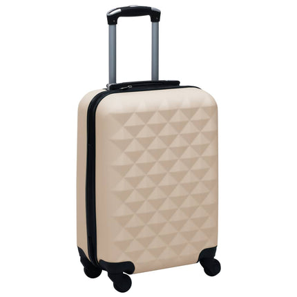 hardcase-kuffert ABS guldfarvet