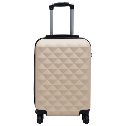 hardcase-kuffert ABS guldfarvet
