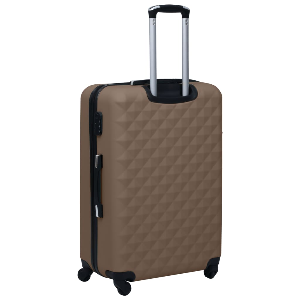 hardcase-kuffert ABS brun