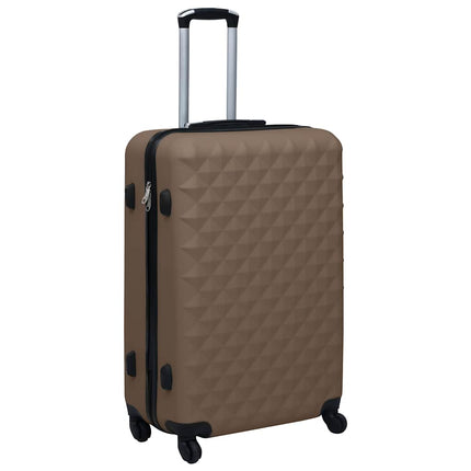 kuffertsæt 2 stk. hardcase ABS brun