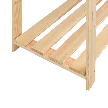 reoler 3 stk. 5 hylder 170 x 38 x 170 cm massivt fyrretræ 500 kg