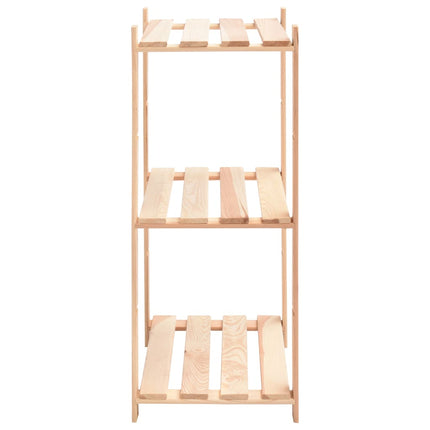 reoler 3 stk. 3 hylder 60x38x90 cm massivt fyrretræ 150 kg