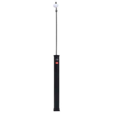 solopvarmet bruser 215 cm 8 l sort
