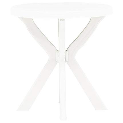 bistrobord Ø70 cm plastik hvid