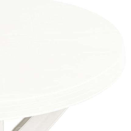 bistrobord Ø70 cm plastik hvid