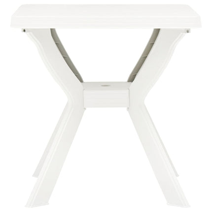 bistrobord 70x70x72 cm plast hvid