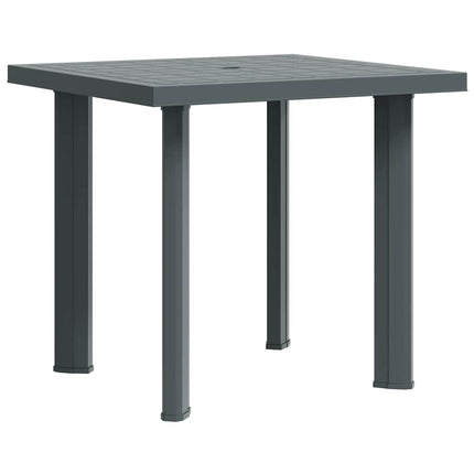 havebord 80 x 75 x 72 cm plastik grøn