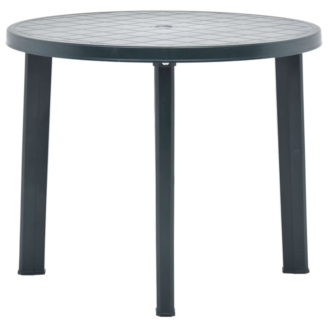 havebord 89 cm plastik grøn