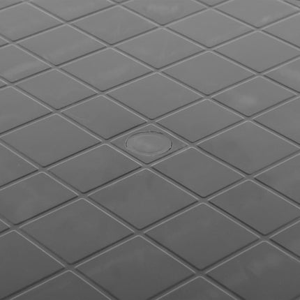 havebord 89 cm plastik antracitgrå