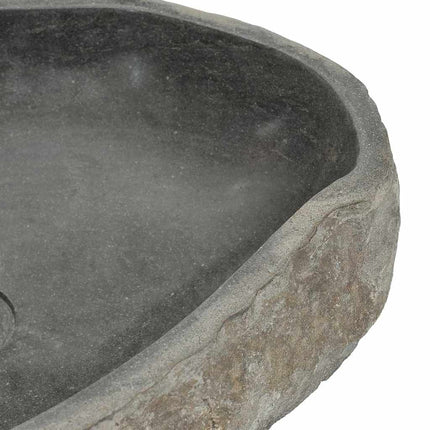 håndvask (45-53)x(34-41) cm oval flodsten