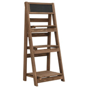 plantestativ i 3 niveauer med tavle 40x30x90 cm fyrretræ