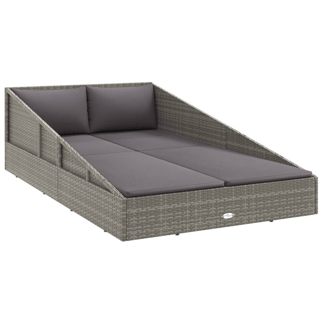 solseng 110x200 cm polyrattan grå