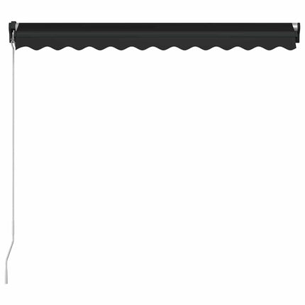 foldemarkise med manuel betjening 350 x 250 cm antracitgrå