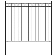 havehegn stål 1,81x0,8 m sort