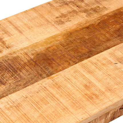 bænk 160 cm massivt ru mangotræ og stål