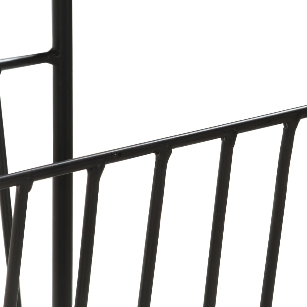 magasinholder 40x30x50 cm massivt mangotræ og stål