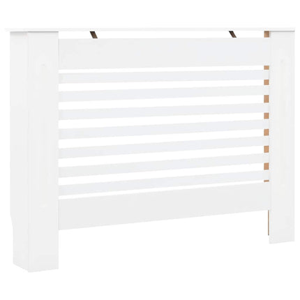 radiatorskjulere 2 stk. 112 x 19 x 81,5 cm MDF hvid