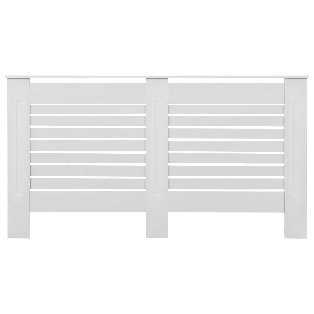 radiatorskjulere 2 stk. 152 x 19 x 81,5 cm MDF hvid