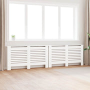 radiatorskjulere 2 stk. 152 x 19 x 81,5 cm MDF hvid