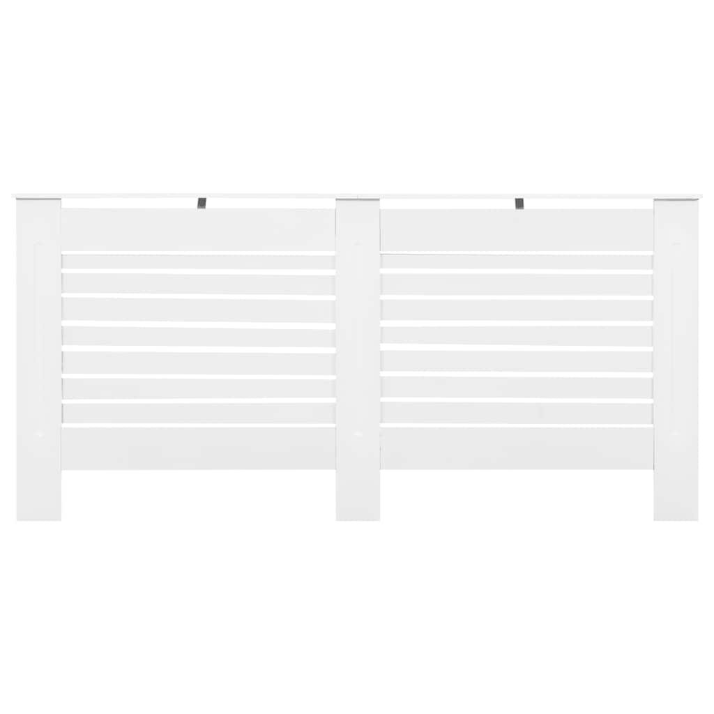 radiatorskjulere 2 stk. 172 x 19 x 81,5 cm MDF hvid