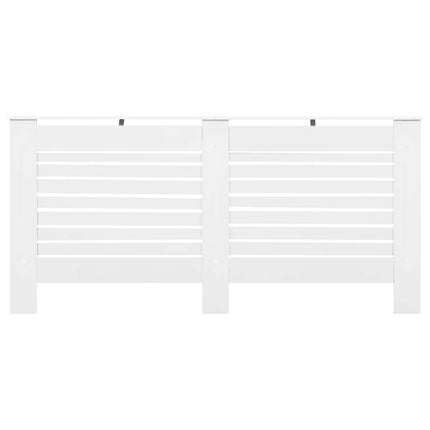 radiatorskjulere 2 stk. 172 x 19 x 81,5 cm MDF hvid