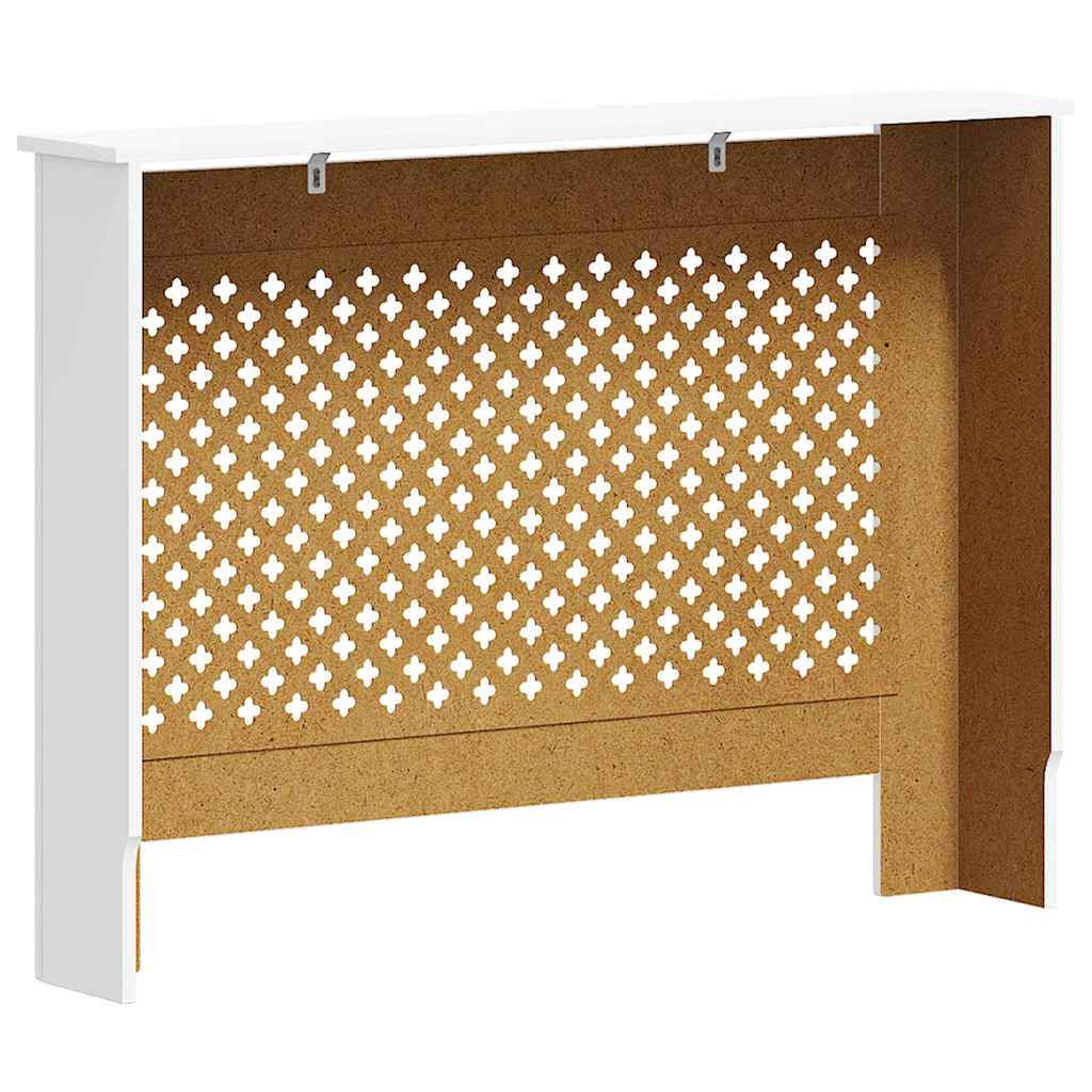 radiatorskjulere 2 stk. 112 x 19 x 81,5 cm MDF hvid