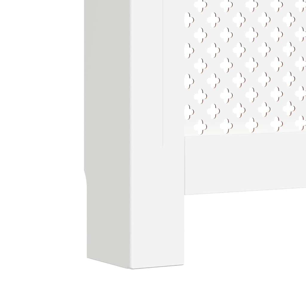 radiatorskjulere 2 stk. 112 x 19 x 81,5 cm MDF hvid