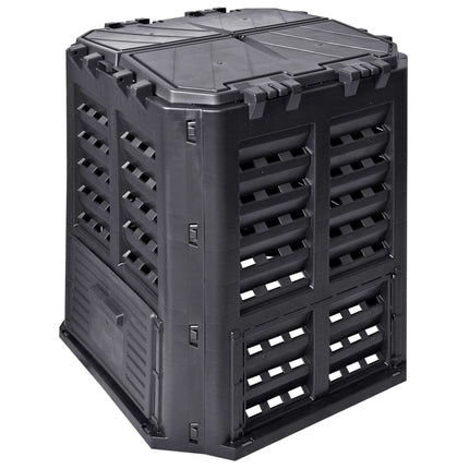 kompostbeholder 68,9x68,9x83,9 cm 360 l sort