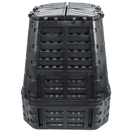 kompostbeholder 93,3x93,3x113 cm 740 l sort