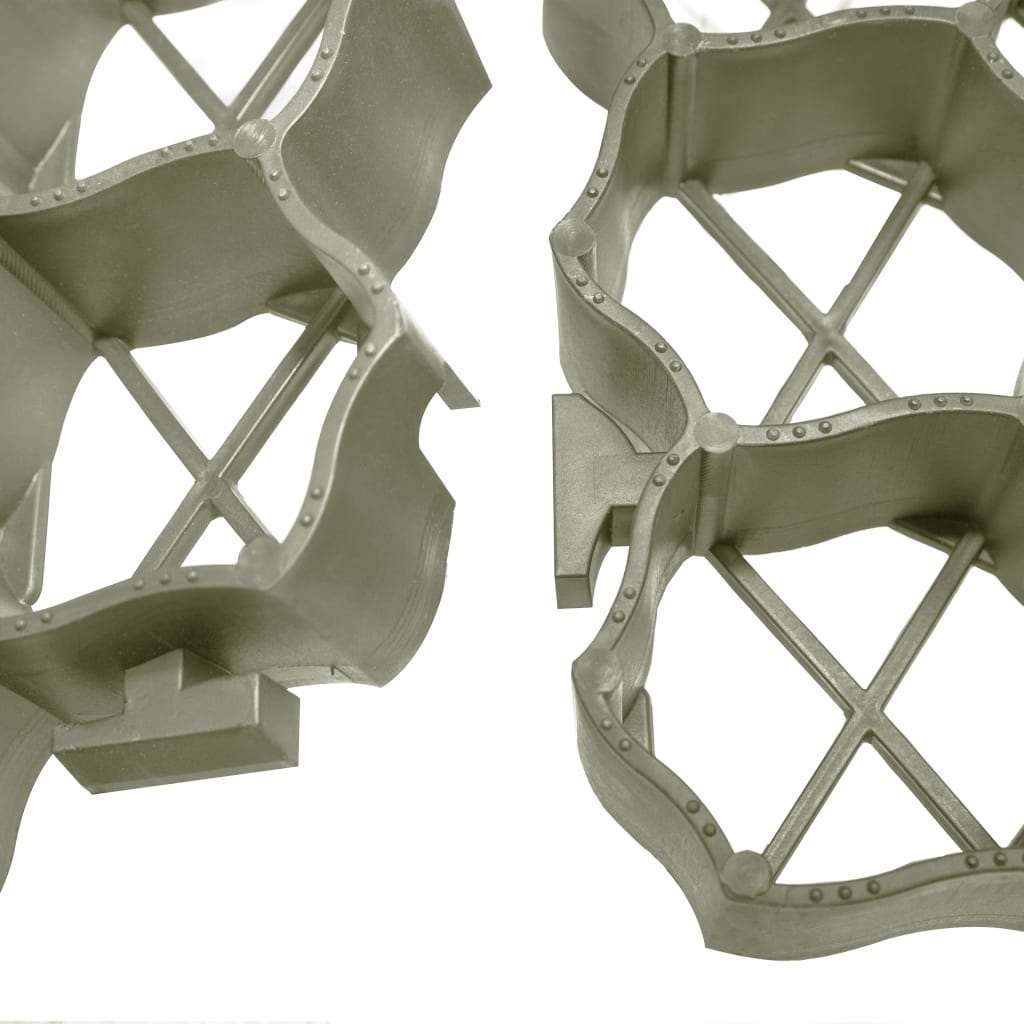 græsarmering 16 stk. 60x40x3 cm plast grøn