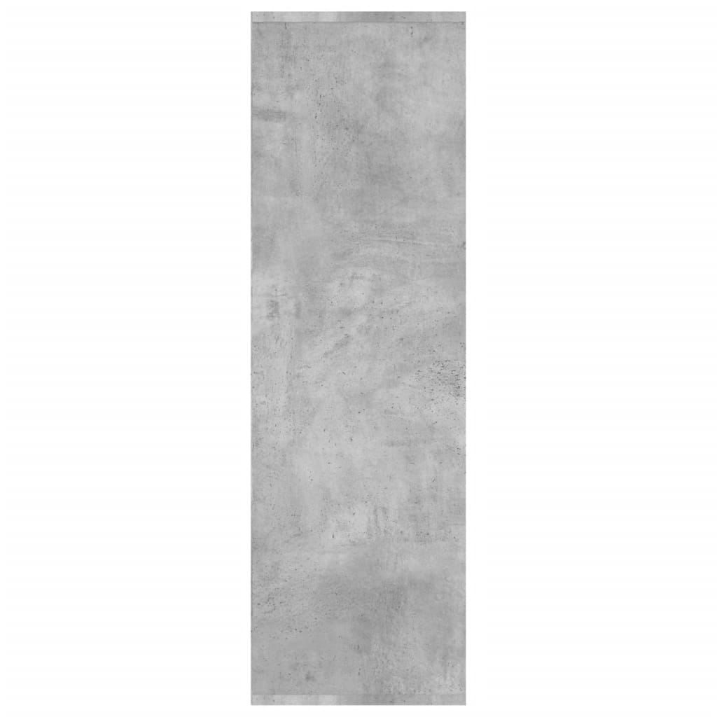 bogreol 98x29x97,5 cm konstrueret træ betongrå