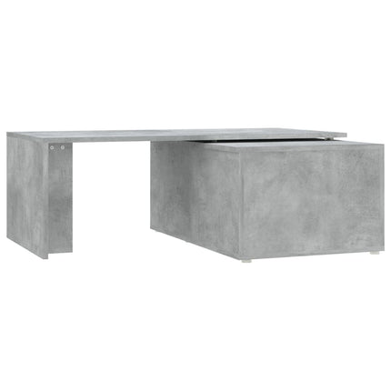sofabord 150x50x35 cm konstrueret træ betongrå
