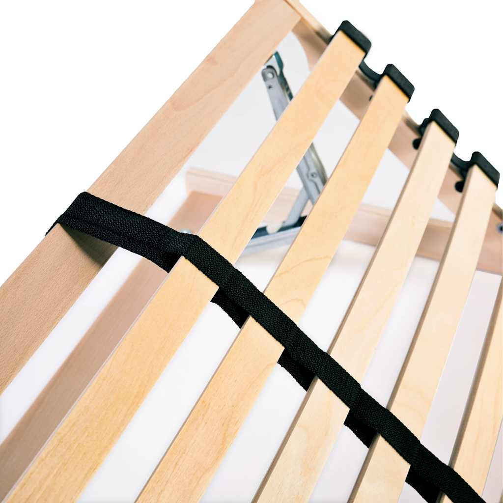 lamelbunde til seng 2 stk. 28 lameller 7 zoner 70 x 200 cm