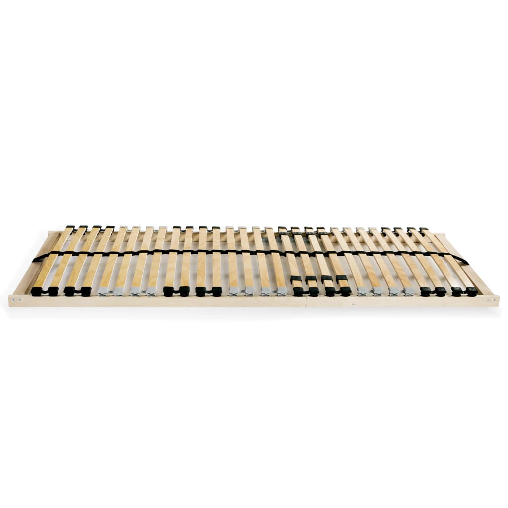 lamelbunde til seng 2 stk. 28 lameller 7 zoner 80 x 200 cm