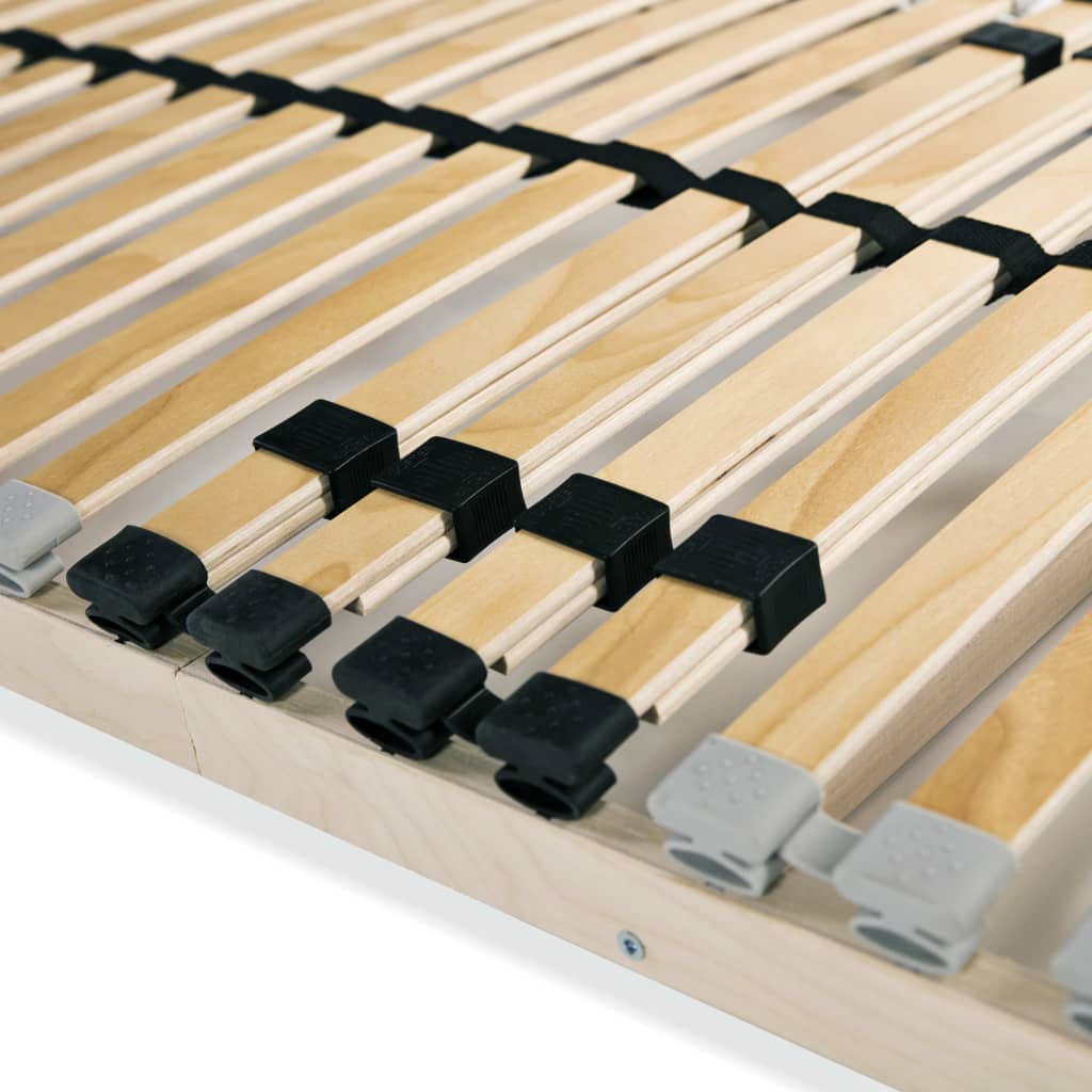 lamelbunde til seng 2 stk. 28 lameller 7 zoner 80 x 200 cm