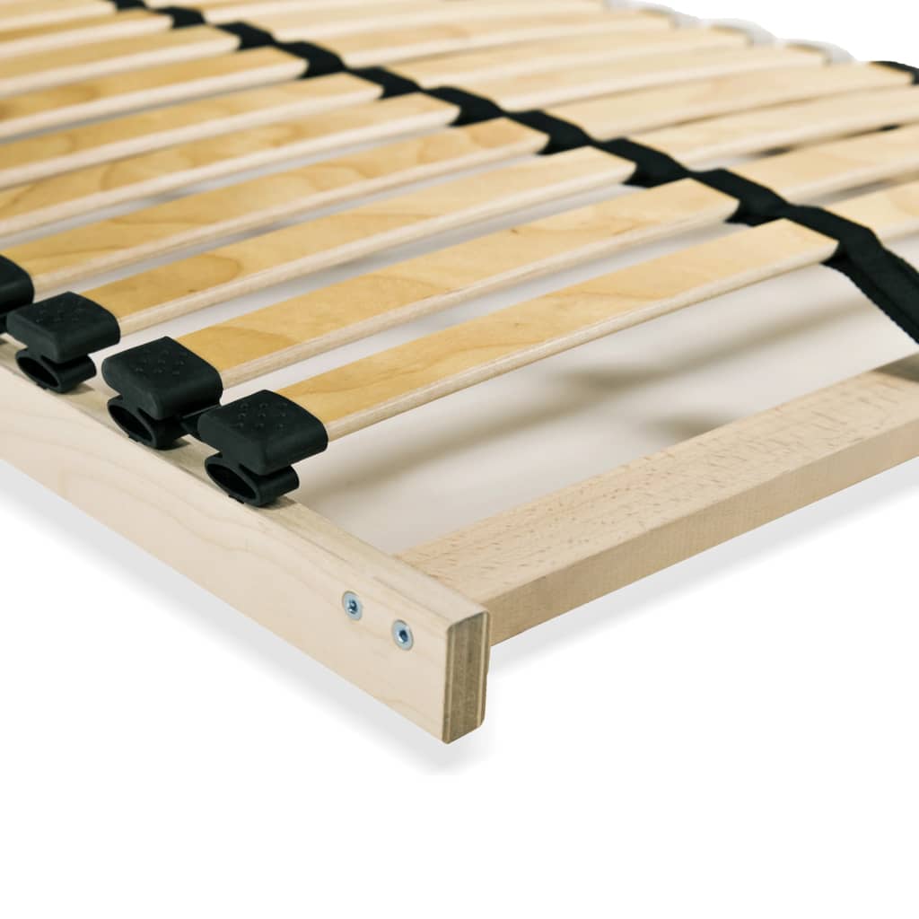 lamelbunde til seng 2 stk. 28 lameller 7 zoner 80 x 200 cm
