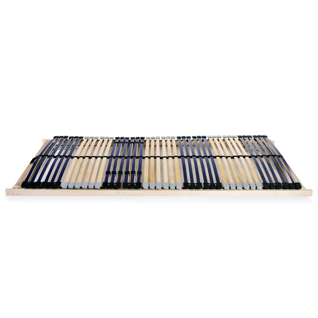 lamelbunde til seng 2 stk. 42 lameller 7 zoner 80 x 200 cm
