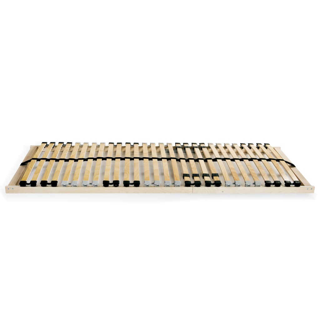 lamelbunde til seng 2 stk. 28 lameller 7 zoner 90 x 200 cm